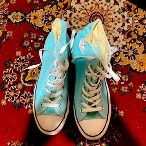 Blue Women’s Coverse High Tops